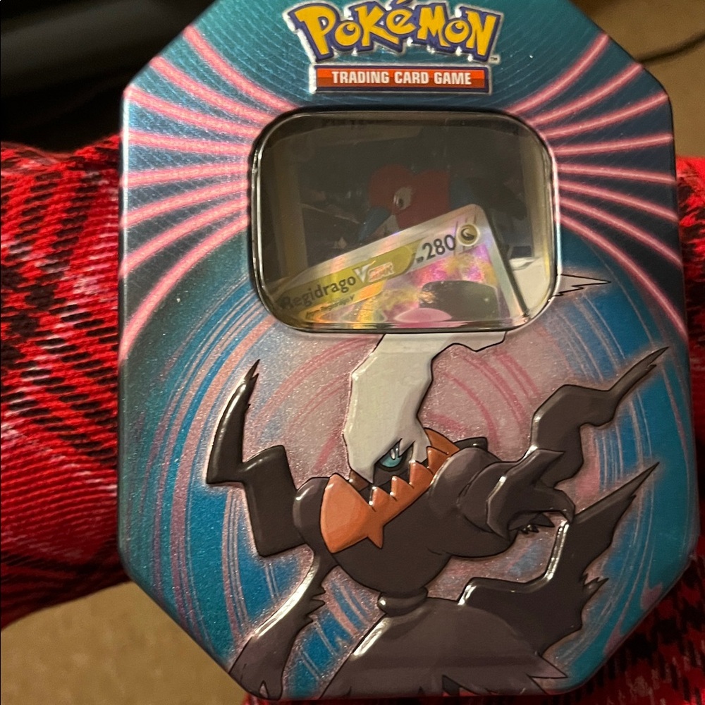 Pokemon Trading Card Game Tin - Blue and Black
